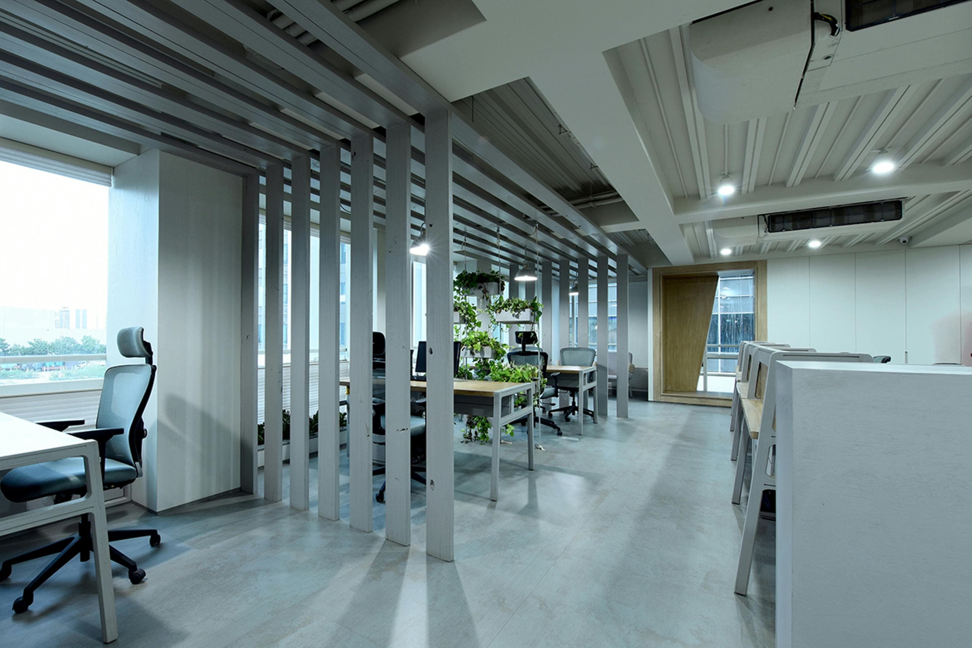 Clean open-plan office