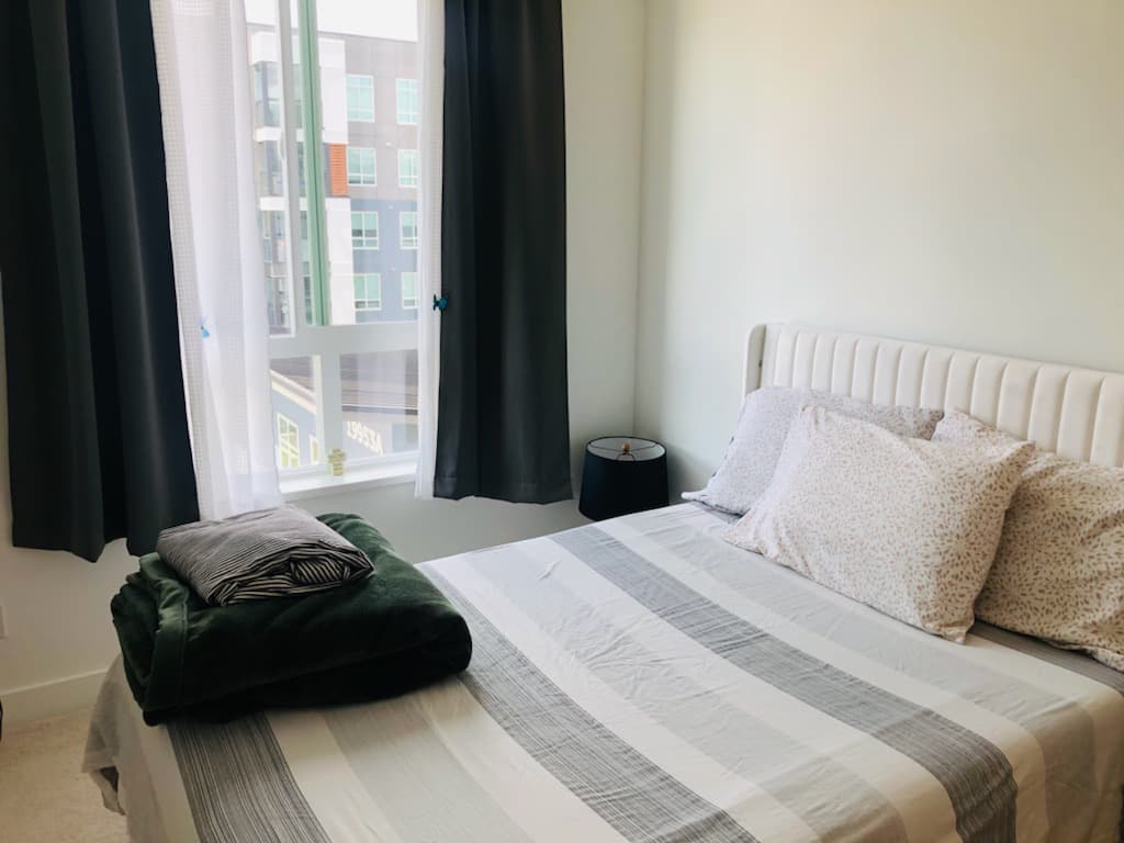 Clean bedroom after Maidless visit Burnaby