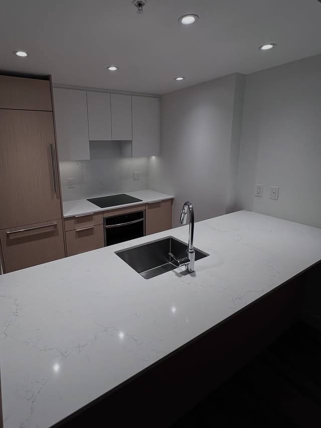 Immaculate condo kitchen after Maidless clean